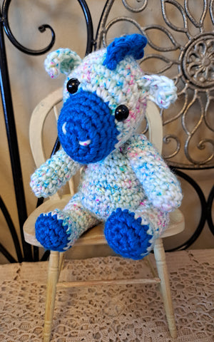 Crocheted baby dragon