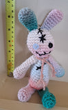 Crocheted Zombie Bunny